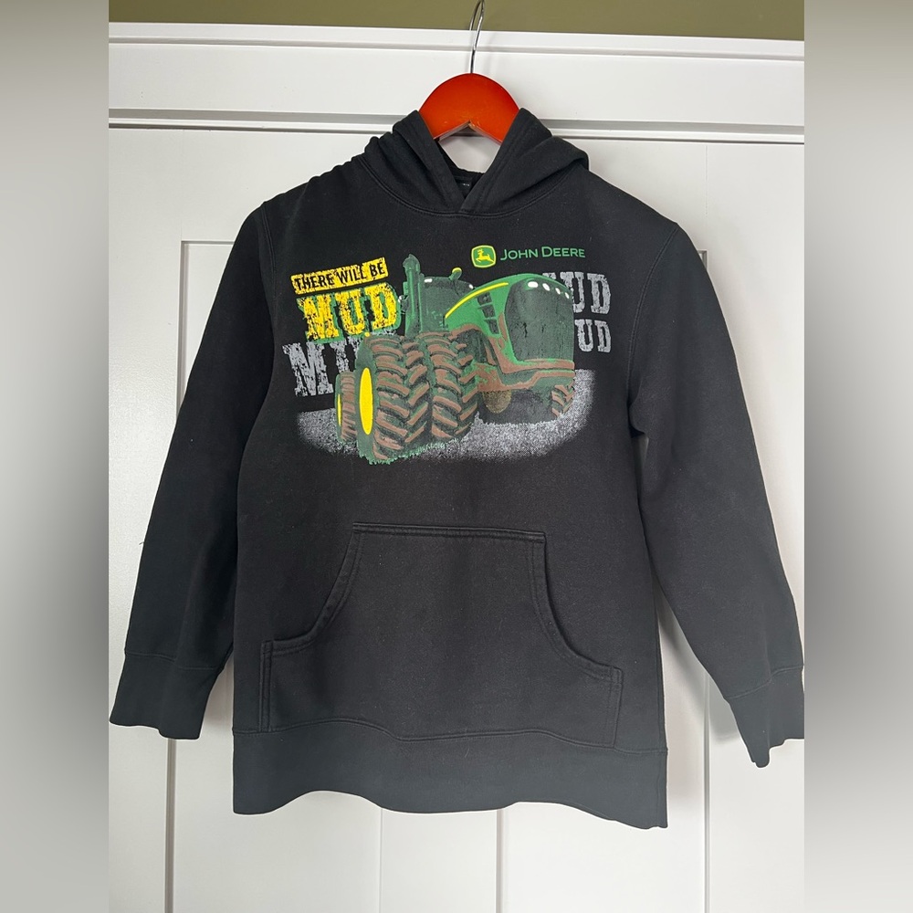 Youth John Deere Hoodie. Size Medium